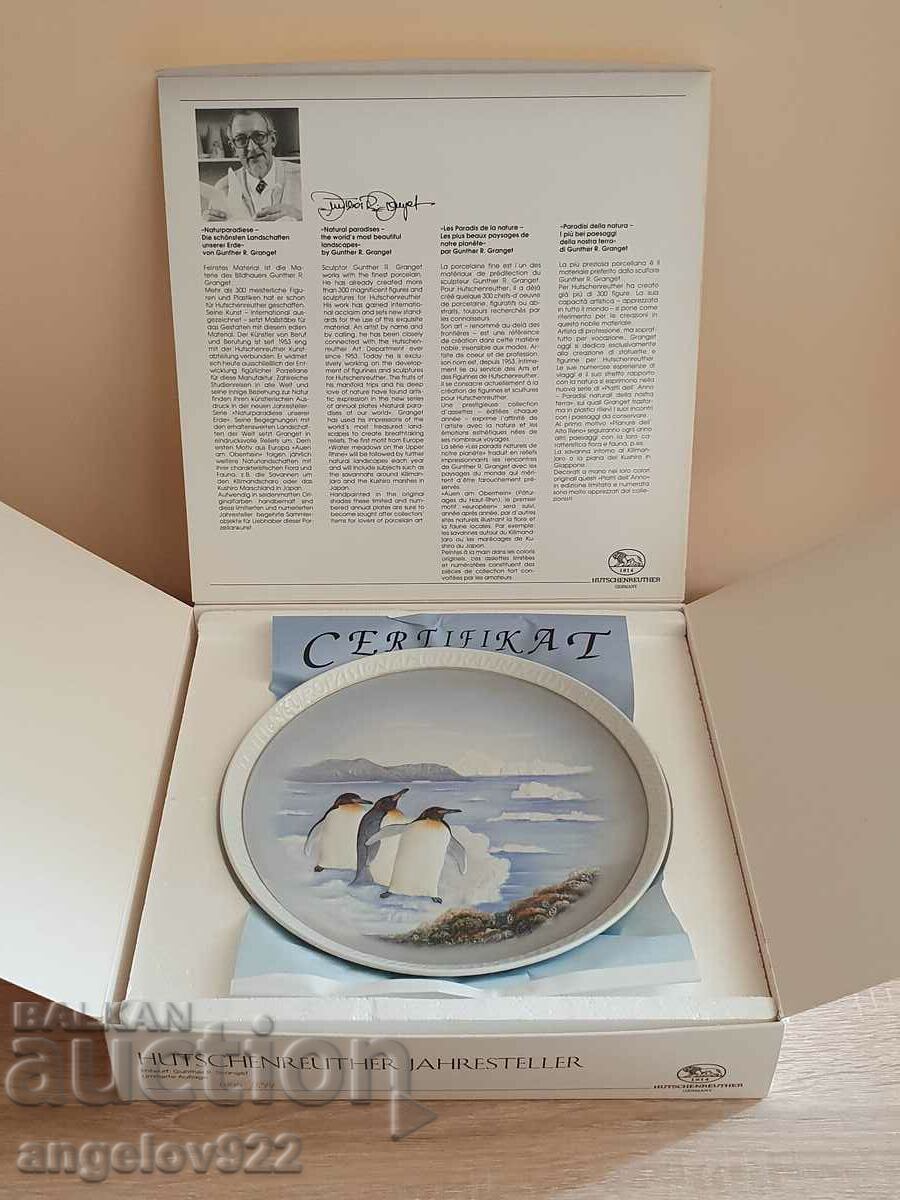 Limited edition Hutschenreuther plate