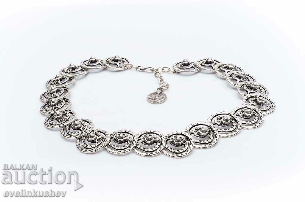 Silver plated necklace KN-0301001024 with price 85.00 BGN | € 43.46
