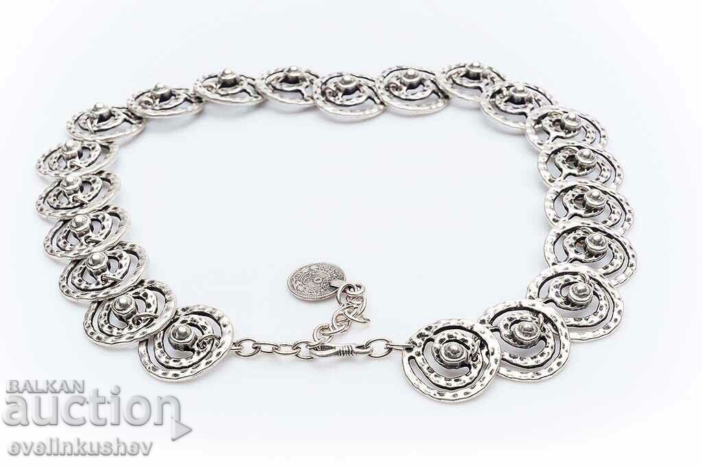 Auction  Silver plated necklace KN-0301001024