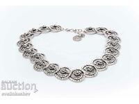 Silver plated necklace KN-0301001024