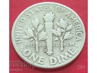 1 dime 1959 "D" - USA - Silver