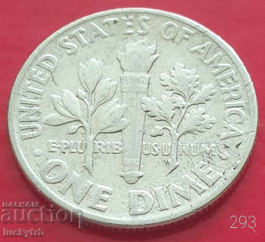 1 dime 1962 - SUA - Argint 1 dime 1962 - SUA - Argint