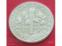 1 dime 1963 "D" - SUA - Argint