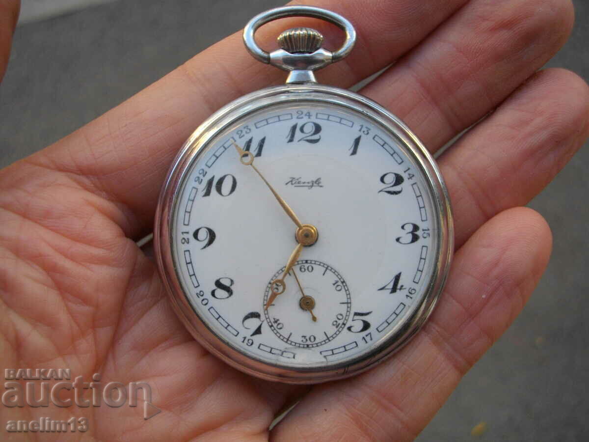 COLLECTIBLE OLD KIENZLE POCKET WATCH with price 75.00 BGN | € 38.35 COLLECTIBLE OLD KIENZLE POCKET WATCH with price 75.00 BGN | € 38.35