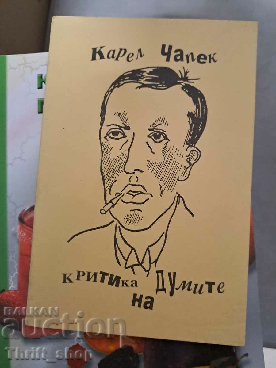 Κριτική των λέξεων Karel Čapek