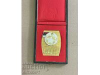 medal plaque BFS Bulg. football union with box