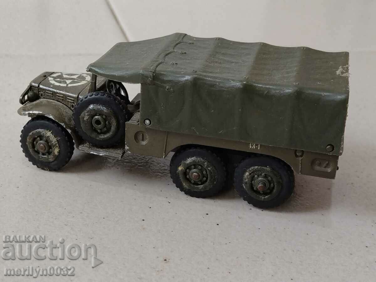 Children's metal toy military truck 1975