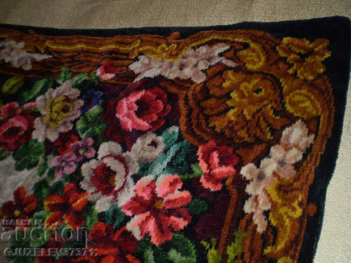 A 19th century multicolored woolen tablecloth. A rare find with price 1190.00 BGN | € 608.44