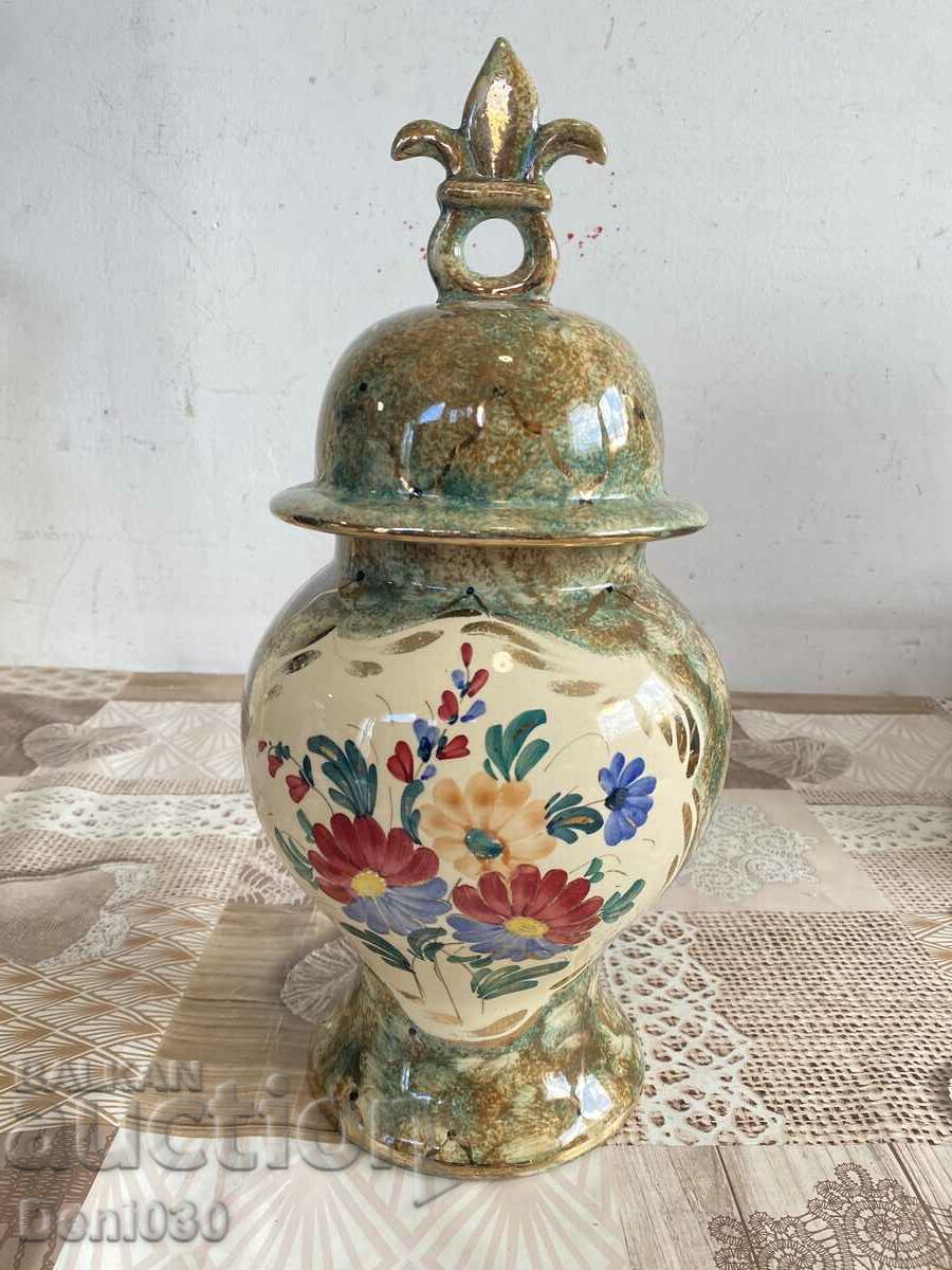 Beautiful marked porcelain urn