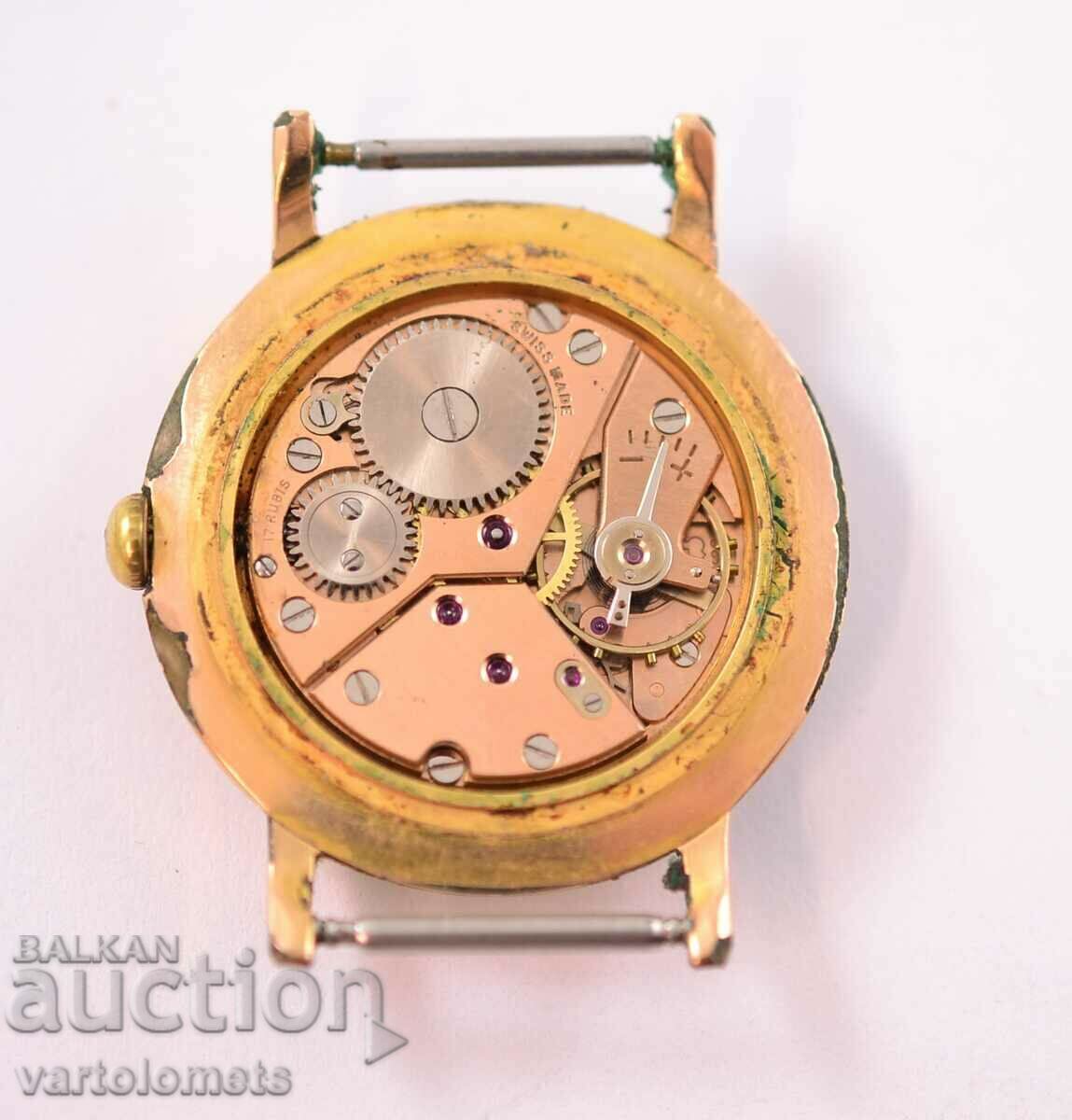 Ceas de bărbați BLUMUS SWISS MADE cu placare cu aur 20 Mk - nu funcționează cu preț 50.00 BGN | € 25.56