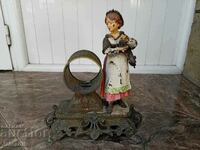 Rare Case Mantel Clock France/19th Century-For Repair.