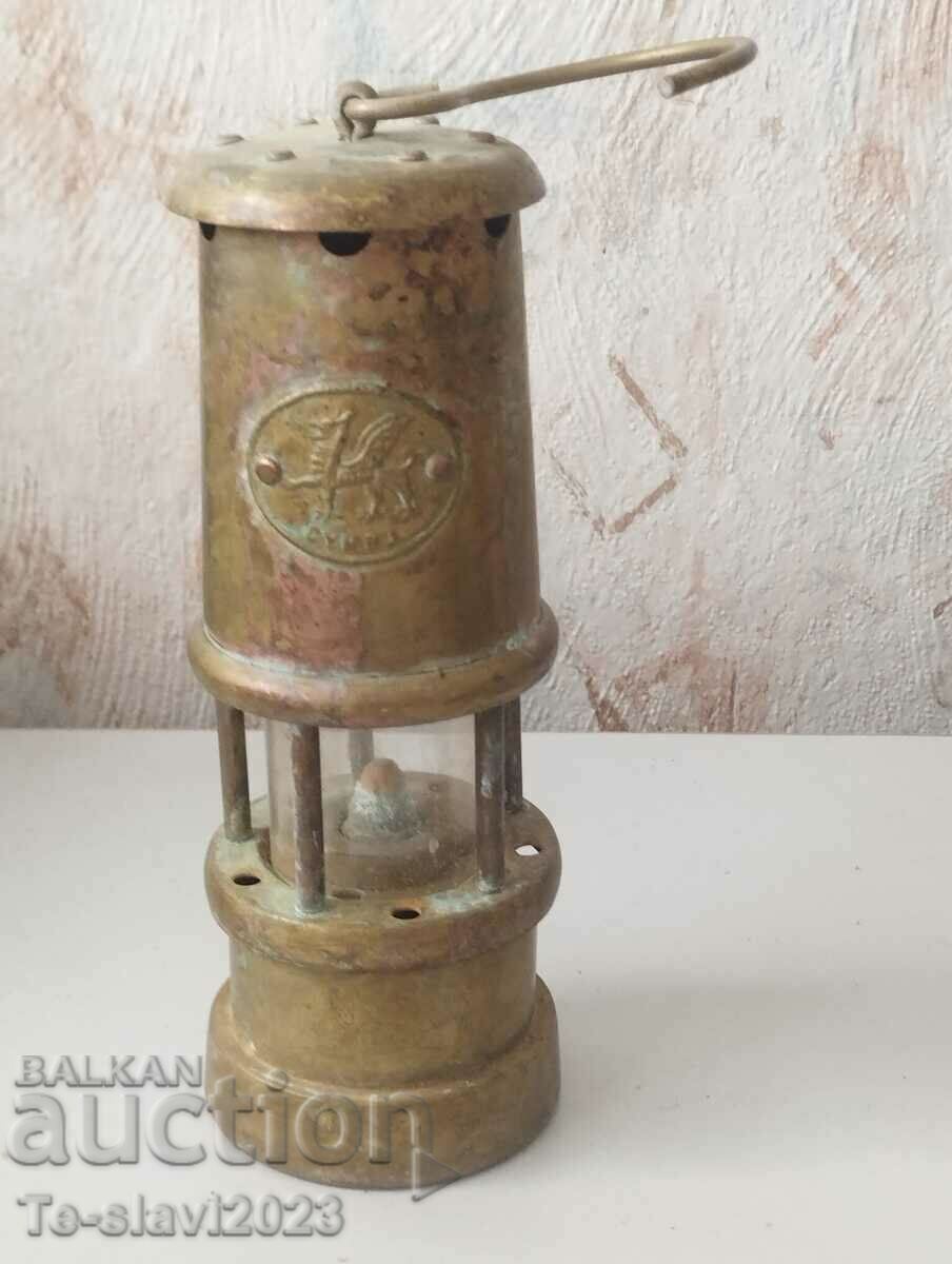 Old mining lamp, lantern