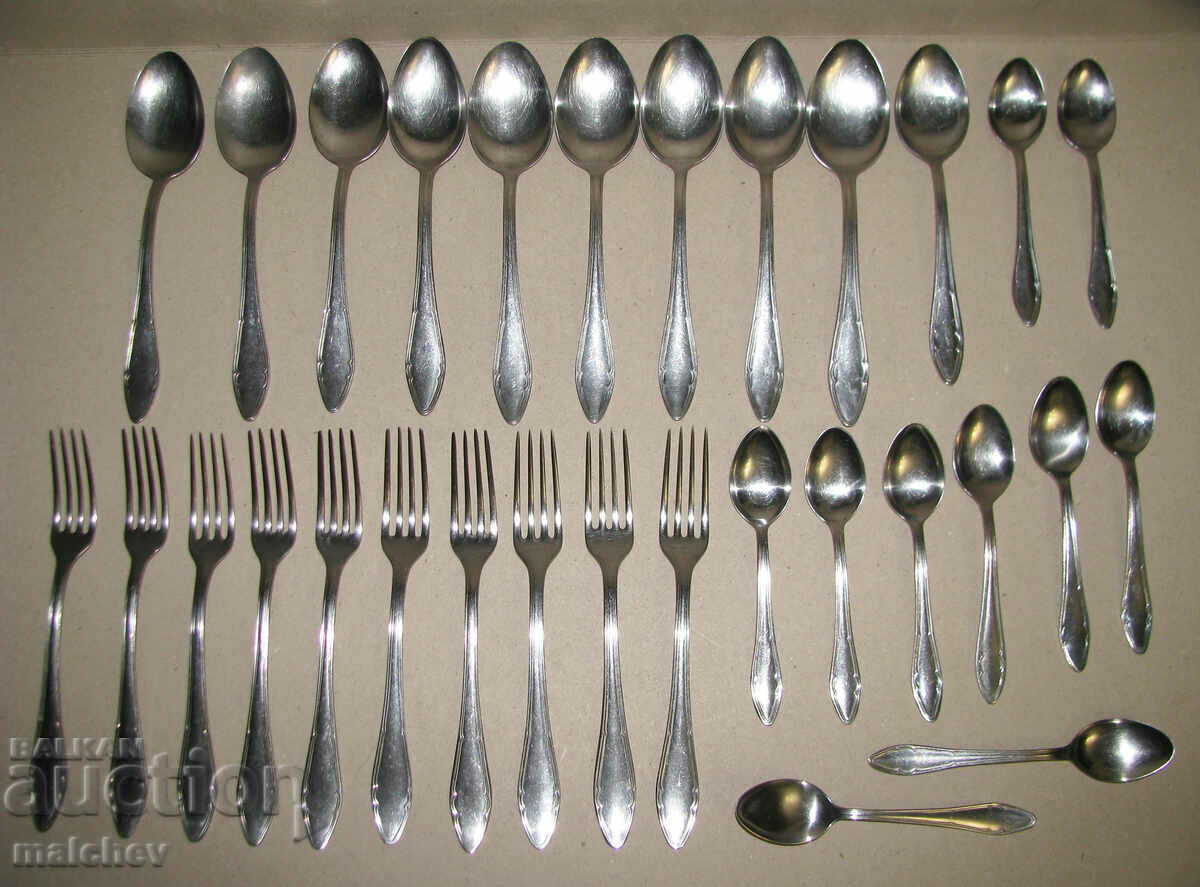 Utensil set P. Denev 10 persons - spoons forks spoons