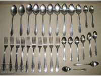 Utensil set P. Denev 10 persons - spoons forks spoons