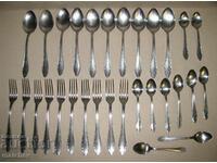 Utensil set P. Denev 10 persons - spoons forks spoons