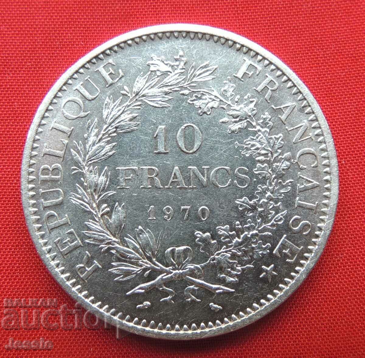 10 Francs 1970 France - silver MINT