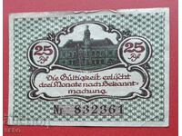 Banknote-Germany-Saxony-Magdeburg-25 Pfennig 1920