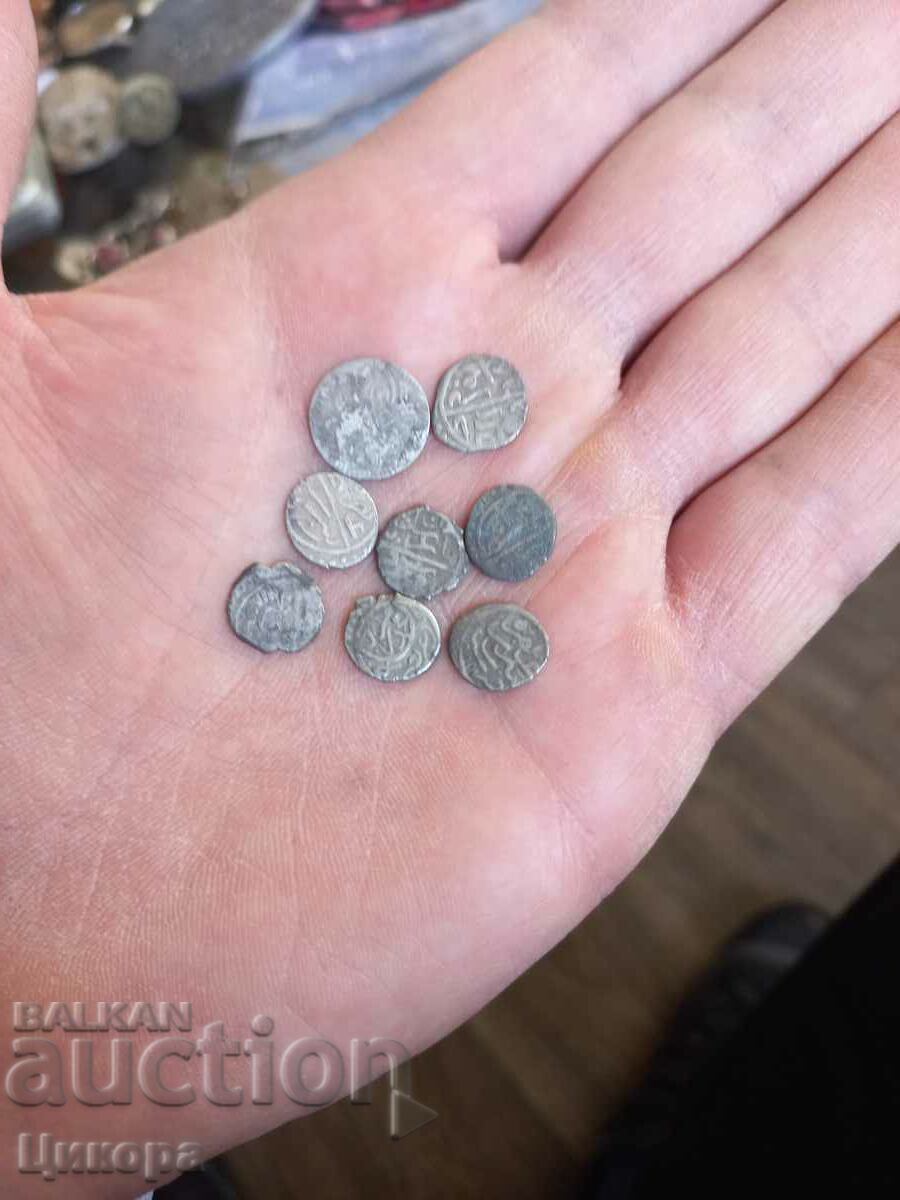 OTTOMAN TURKISH SILVER COINS AKCHETA