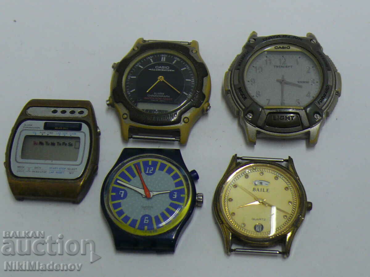 From 1 st. Lot Men's wristwatches, non-working BZC!