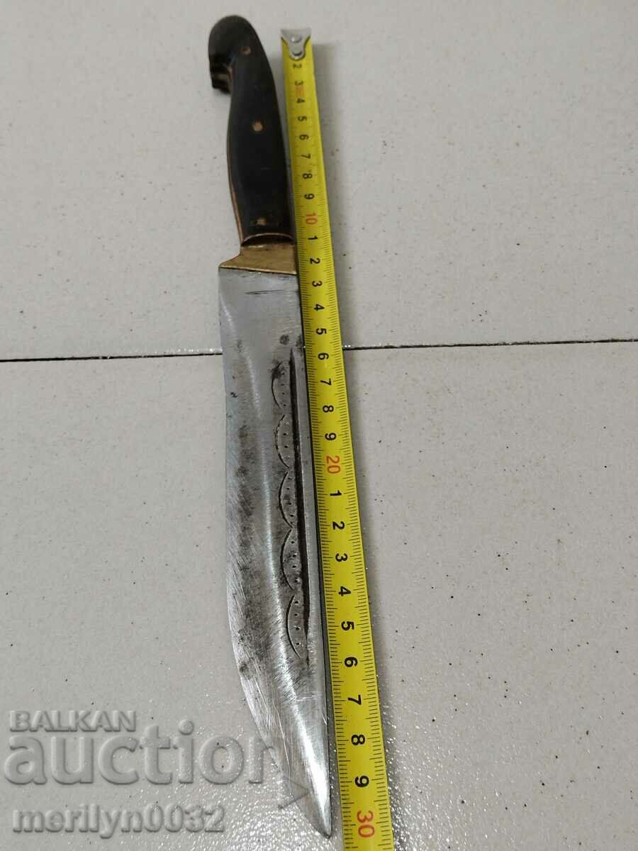 Livrarea Cuțit vechi de cioban cu lamă de pumnal Kaniya primitiv Livrarea Cuțit vechi de cioban cu lamă de pumnal Kaniya primitiv