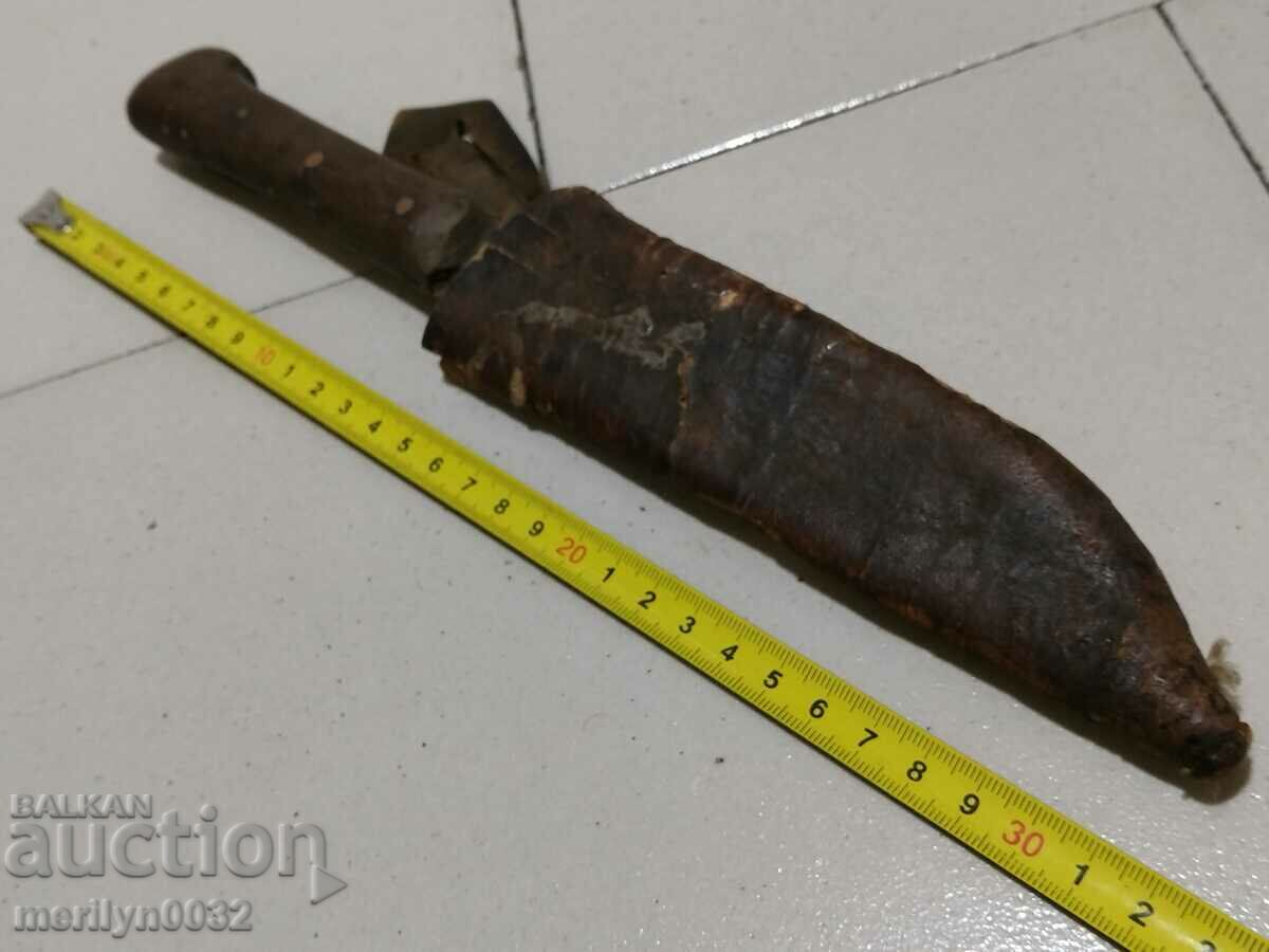 Delivery of Old shepherd's knife with Kaniya dagger blade primitive Delivery of Old shepherd's knife with Kaniya dagger blade primitive