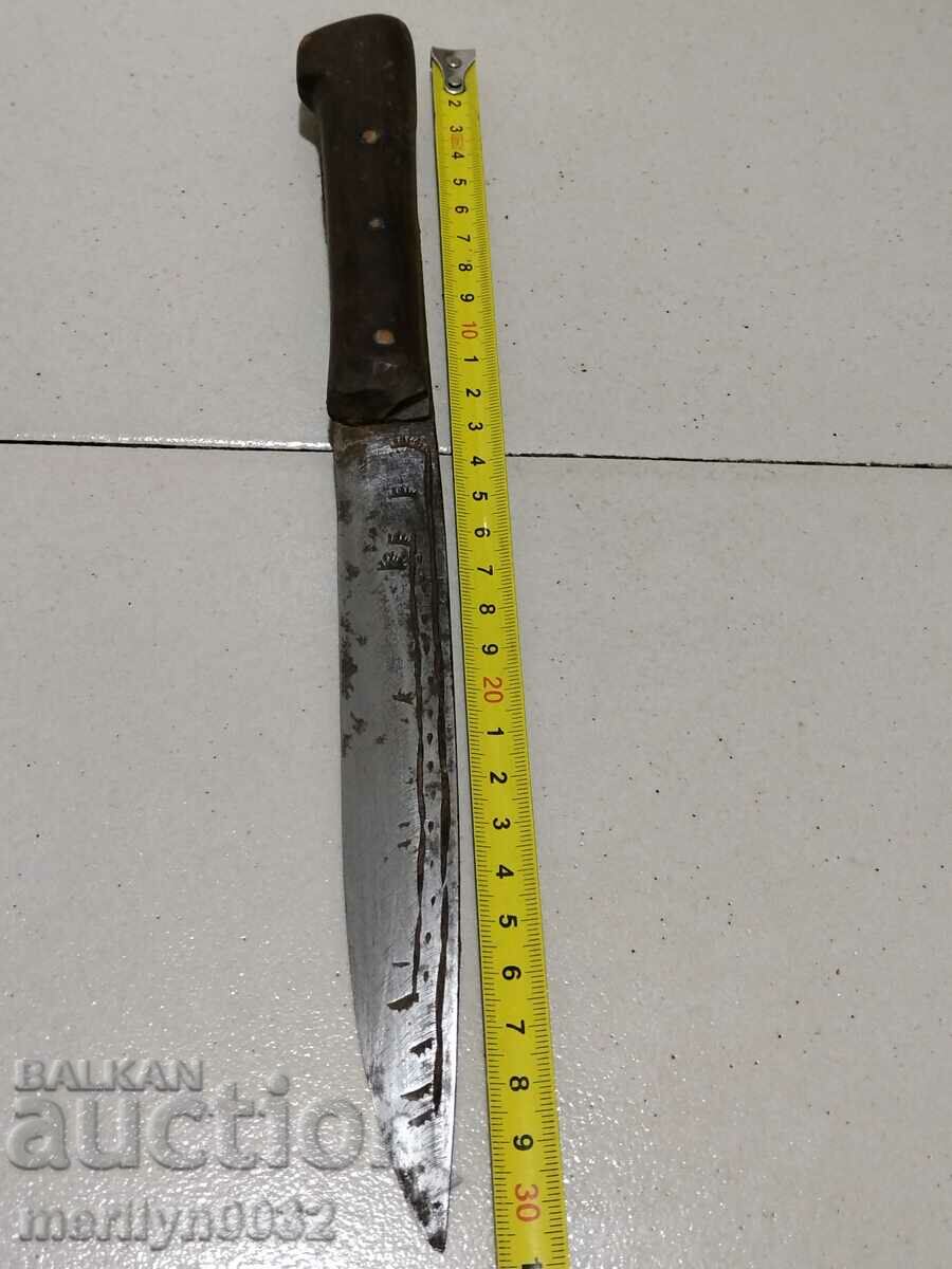 Old shepherd's knife with Kaniya dagger blade primitive - 7 Old shepherd's knife with Kaniya dagger blade primitive - 7