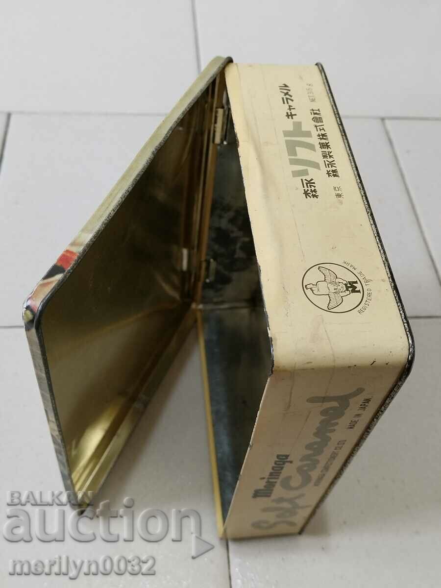 Delivery of Old Caramel Candy Box Japan 1970s Delivery of Old Caramel Candy Box Japan 1970s