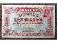 Hungary 1 Million Adopengo 1946 aUNC