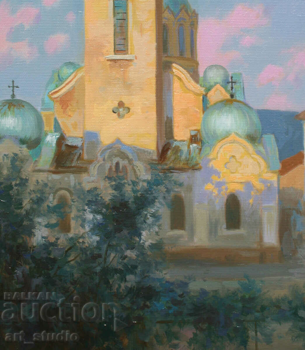 Аукцион Катедрален храм във В.Търново    -масл бои