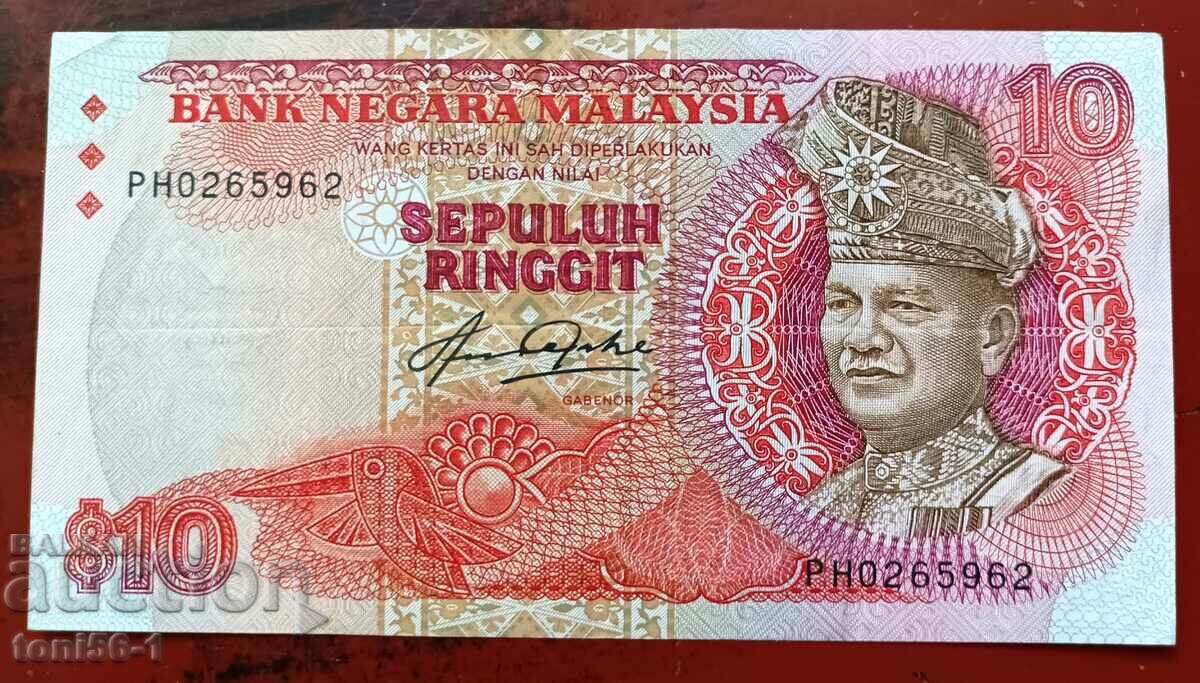 Μαλαισία 10 Ringgit 1983