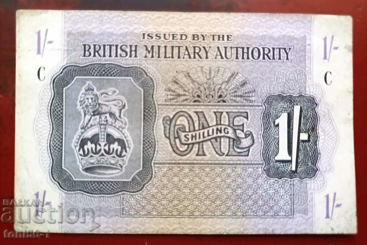 Great Britain for North Africa 1 Shilling 1943