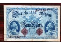 Germany 5 marks 1914 - 7 figures