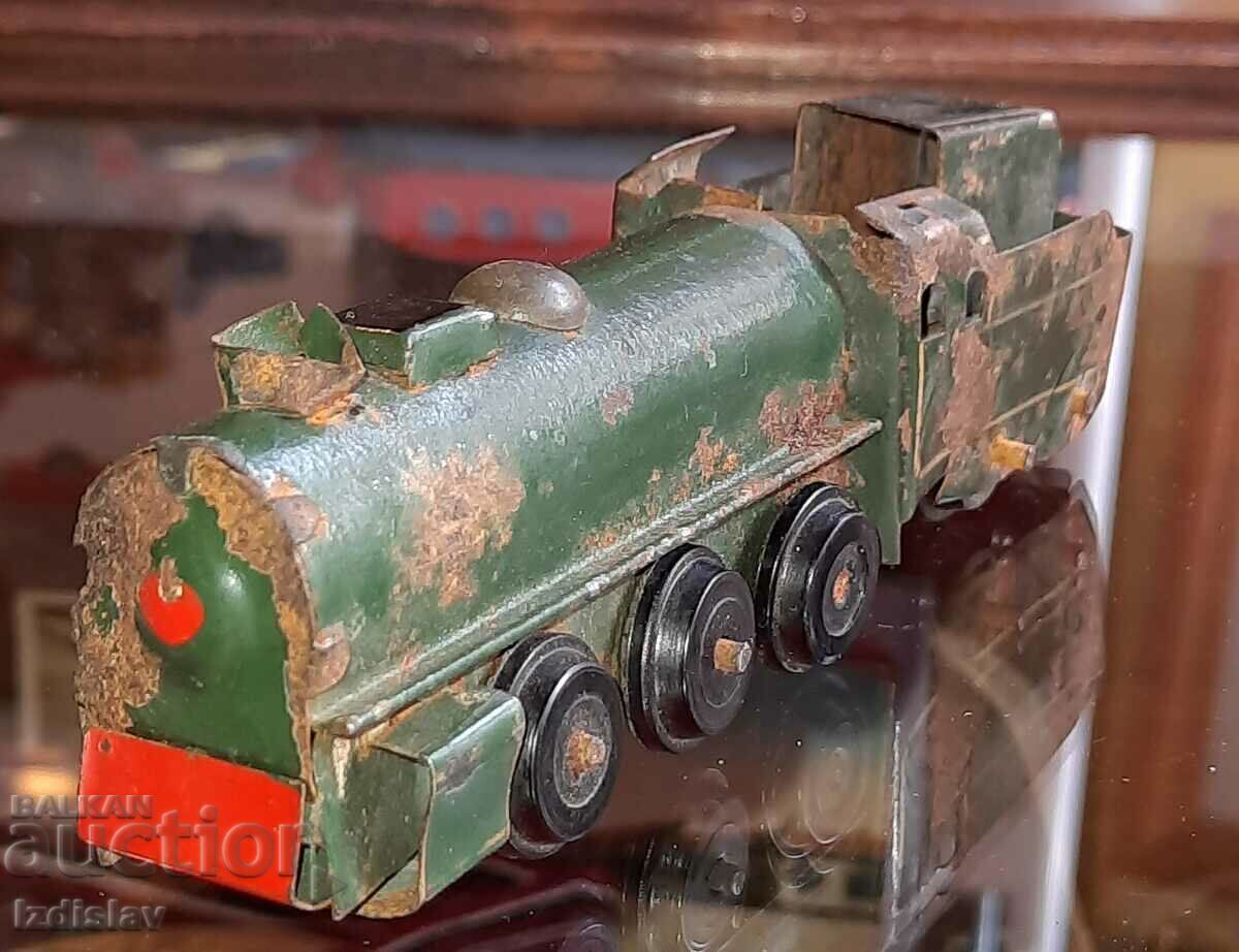 Old Bulgarian sheet metal Locomotive Old Bulgarian sheet metal Locomotive