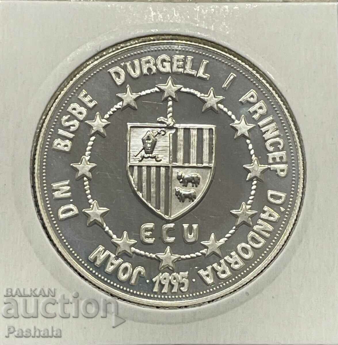 Andorra 10 dinars 1995 with price 95.00 BGN | € 48.57 Andorra 10 dinars 1995 with price 95.00 BGN | € 48.57