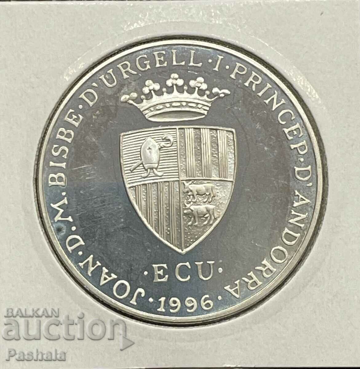 Andorra 10 dinars 1996 with price 95.00 BGN | € 48.57 Andorra 10 dinars 1996 with price 95.00 BGN | € 48.57