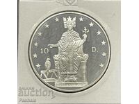 Andorra 10 dinari 1996