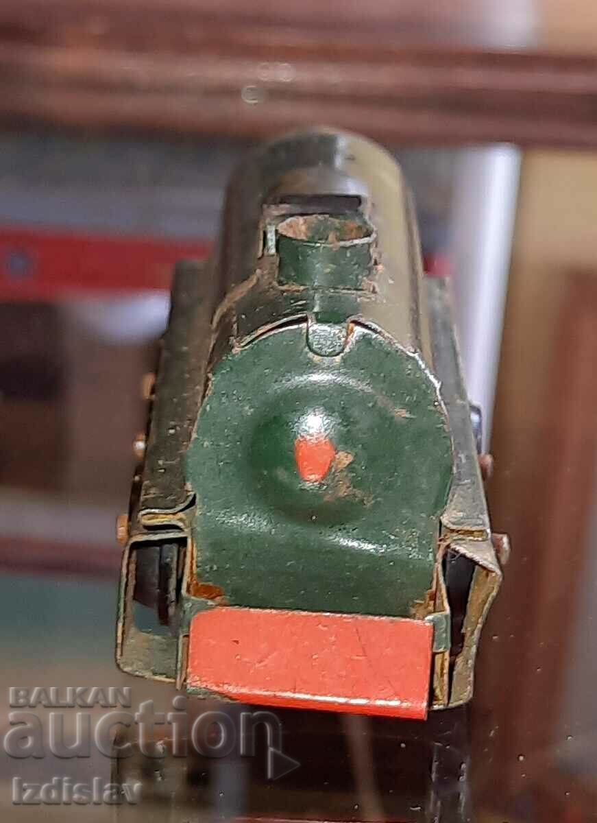 Old Bulgarian sheet metal Locomotive with price 20.00 BGN | € 10.23 Old Bulgarian sheet metal Locomotive with price 20.00 BGN | € 10.23