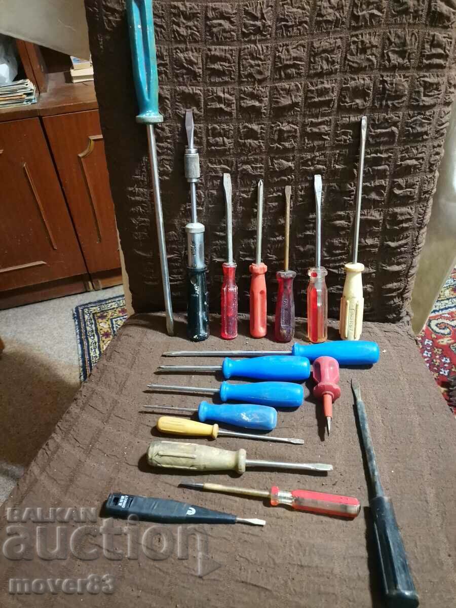 Hand tools. Screwdrivers. Lot 17 pieces