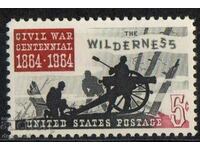 1964. USA. 100 years of the Civil War - Battle in the Wilderness