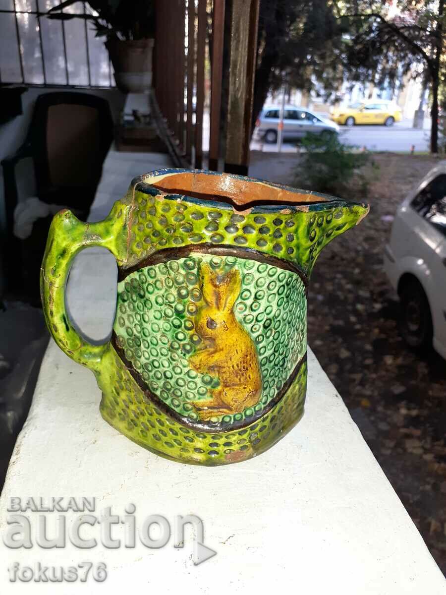 Small jug of Trojan pottery signed with price 60.00 BGN | € 30.68