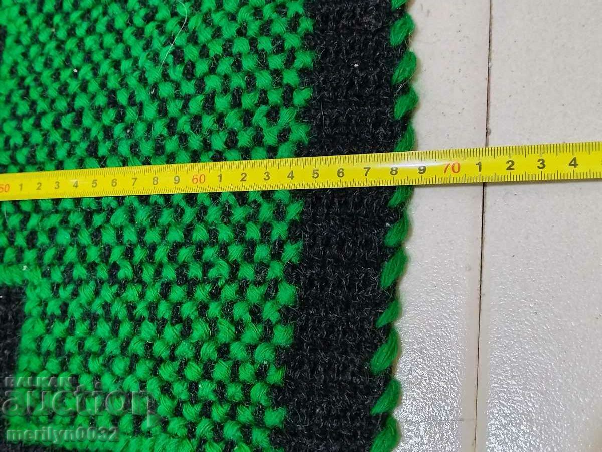 Old tapestry for wall embroidery panel, carpet picture - 5