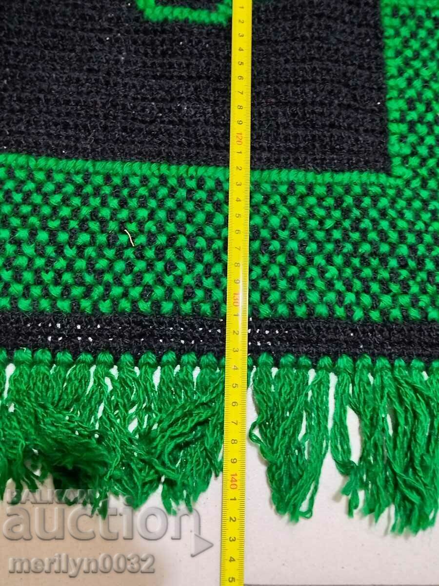 Old tapestry for wall embroidery panel, carpet picture - 6