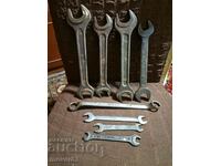 Wrenches. 8 pieces