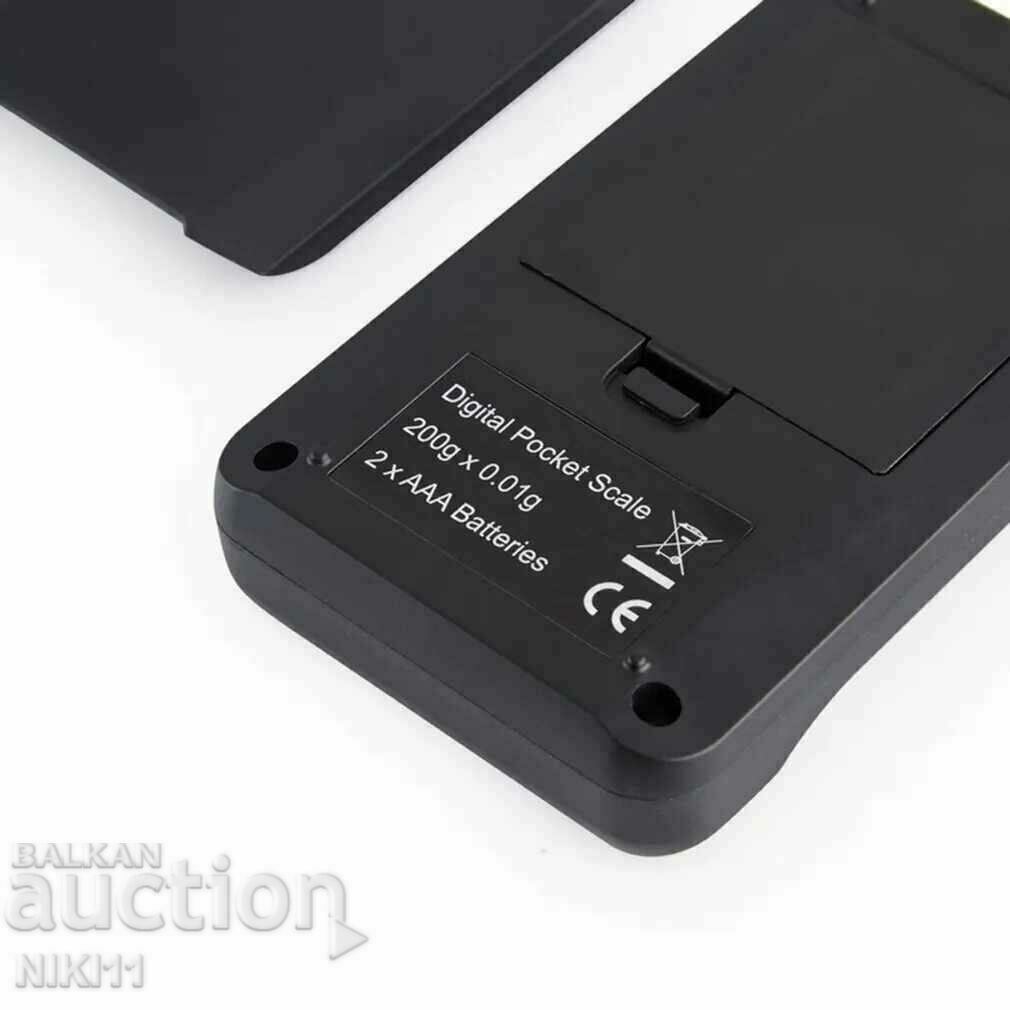 Cantar digital electronic cu precizie de la 0,01 la 200 g. cu preț 13.00 BGN | € 6.65