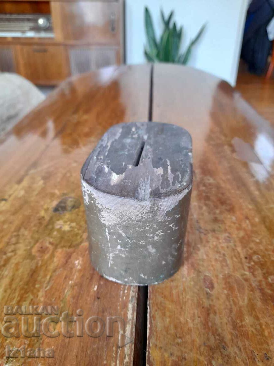 Old wooden piggy bank - 6