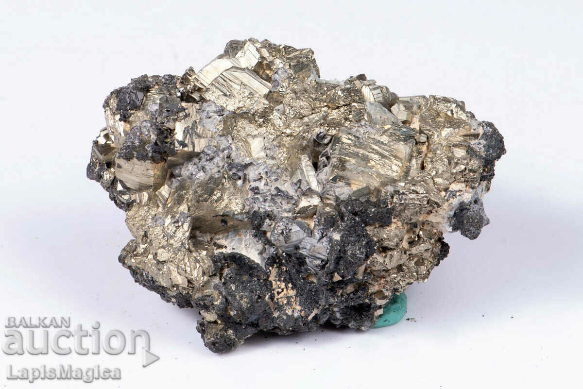 Δρούζοπυρίτης με χαλαζία Βουλγαρίας 435γρ με τιμή 11.00 BGN | € 5.62 Δρούζοπυρίτης με χαλαζία Βουλγαρίας 435γρ με τιμή 11.00 BGN | € 5.62