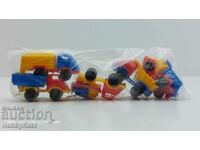 Small plastic trucks 5 pcs