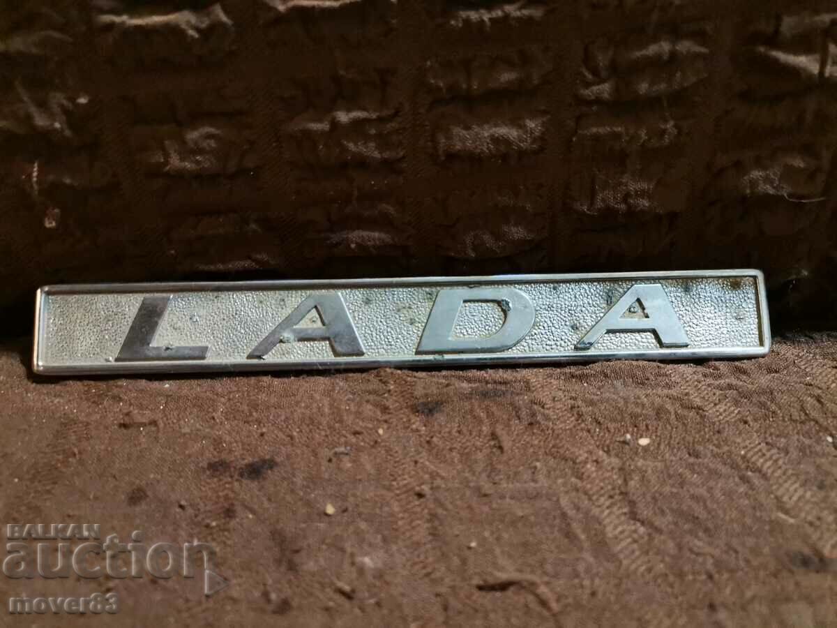 Placa metalica/model "LADA"