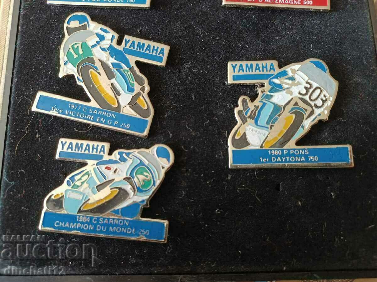 Lot of 5 badges. Yamaha Motors motor. Auto Moto with price 45.00 BGN | € 23.01