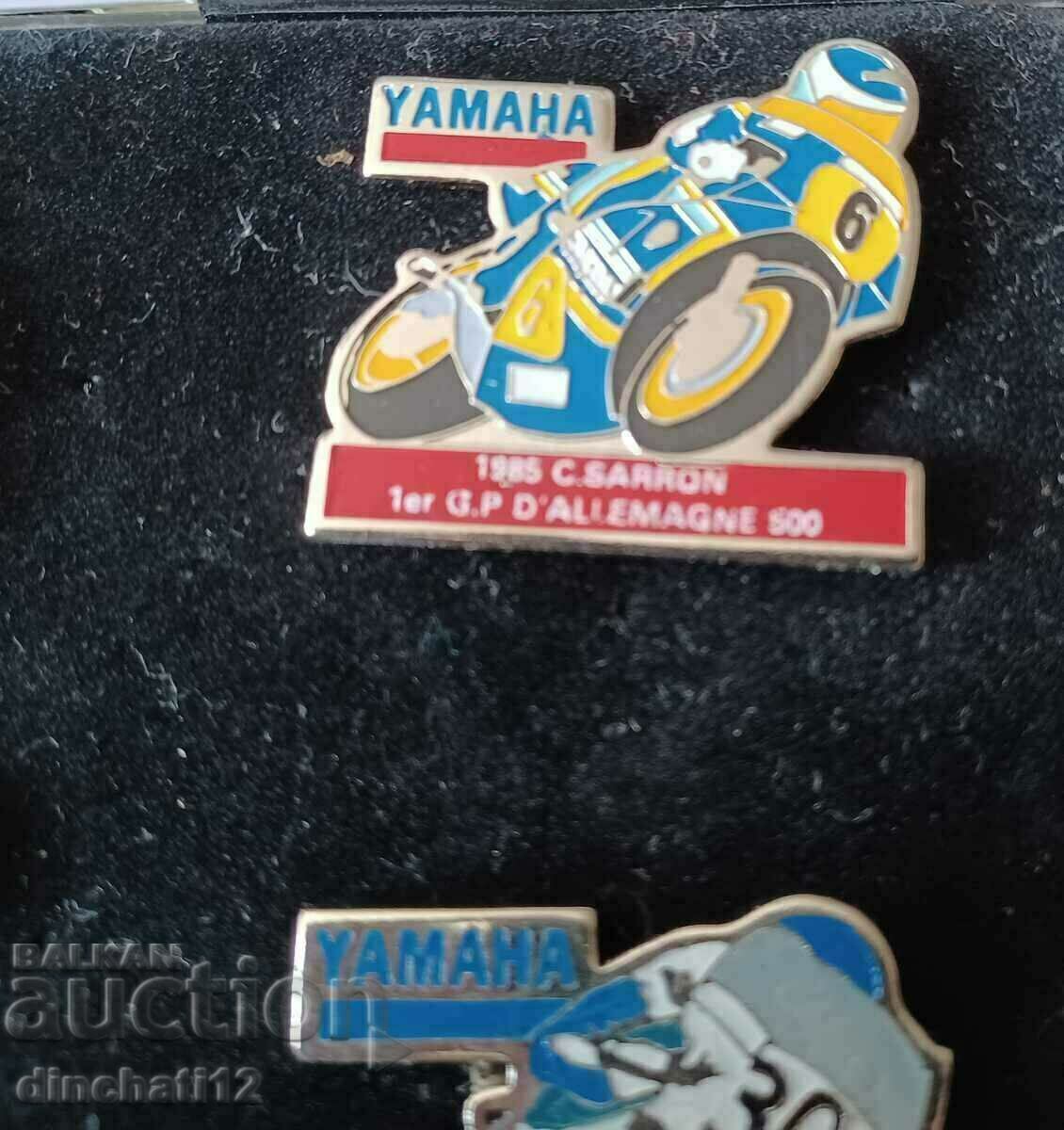 Auction  Lot of 5 badges. Yamaha Motors motor. Auto Moto
